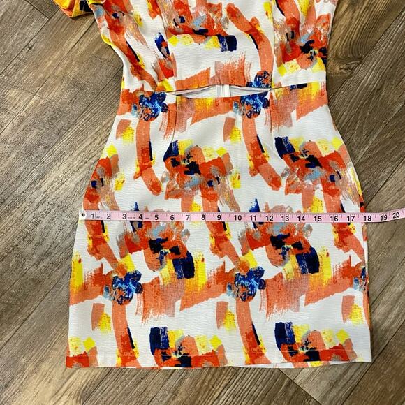 NEW Very J Cutout Abstract Mini Dress Size Small - Picture 11 of 12